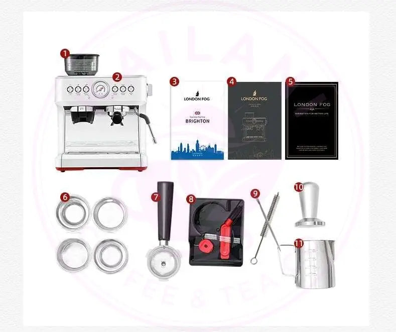 Household Small Semi-automatic Coffee Machine Royalessencelux