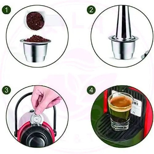 Refillable Espresso Capsules - Nespresso Compatible DailySale