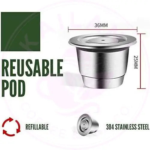 Refillable Espresso Capsules - Nespresso Compatible DailySale