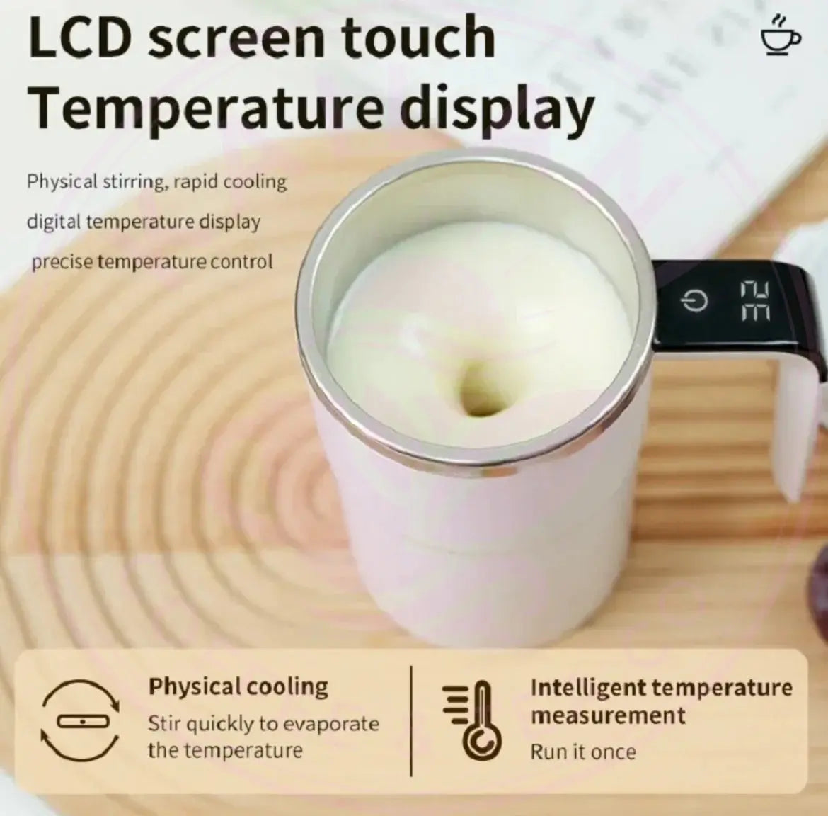 Automatic Self-Stirring Coffee Mug