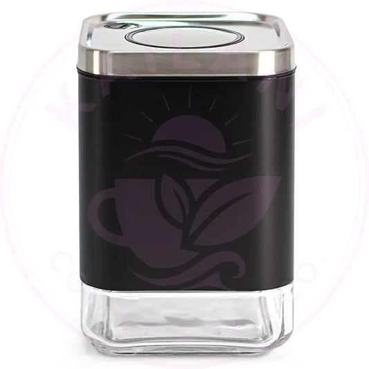 8oz Square Glass Storage Container, KF3020S Kaffe Products