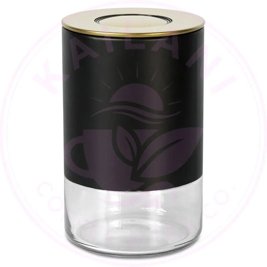 Glass Storage Container 8oz - Airtight Coffee Canister Kaffe Products