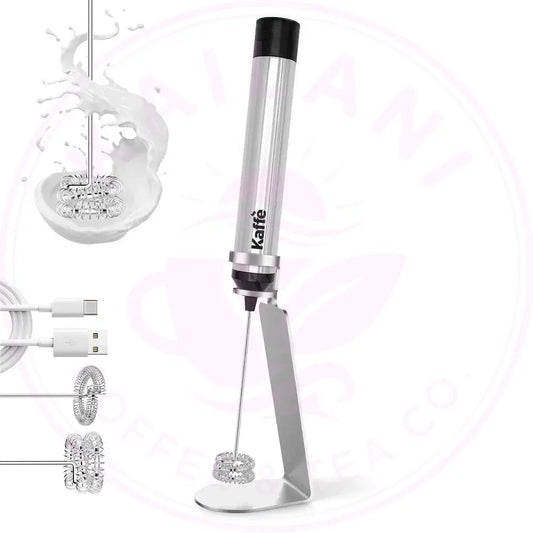 Handheld Milk Frother (USB Rechargeable), KF6022 Kaffe Products